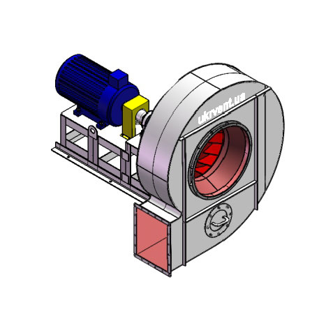 Вентилятор ВР96-43-12,5.1 (Dн)-3-Л0-ОН-ст3-1081-(з дв.)30-1000-80-У2-(без НА)