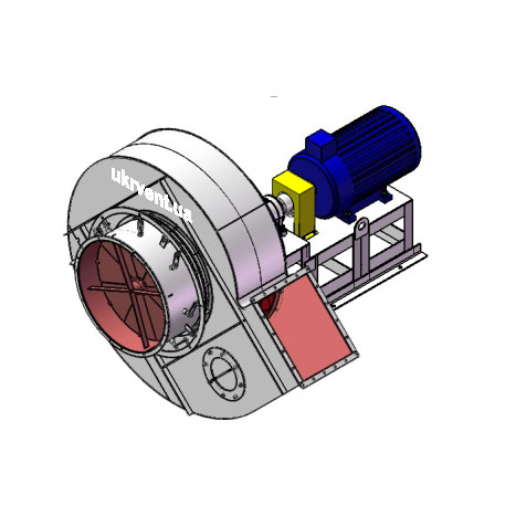Вентилятор ВР96-43-12,5.1 (Dн)-3-Пр45-ОН-ст3-1081-(з дв.)30-1000-80-У2-(з НА)