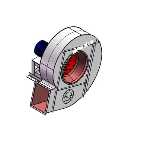 Вентилятор ВР96-43-13.1 (Dн)-1-Л15-ОН-ст3-1081-(з дв.)30-1000-80-У2-(без НА)