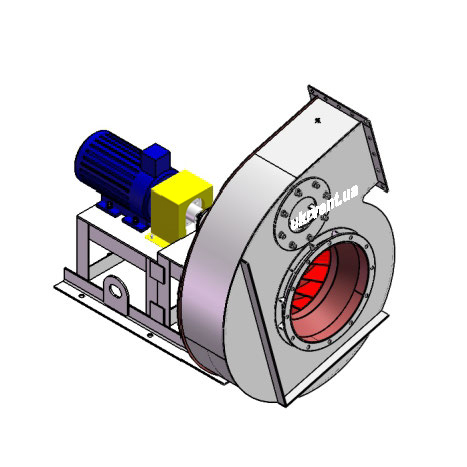 Вентилятор ВР96-43-6,3.1 (Dн)-3-Л165-ОН-ст3-1081-(з дв.)5,5-1500-80-У2-(без НА)