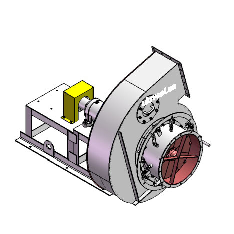 Вентилятор ВР96-43-8.1 (Dн)-3-Л165-ОН-ст3-1081-(без дв.)7,5-1500-80-У2-(з НА)