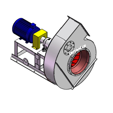 Вентилятор ВР96-43-8.1 (Dн)-3-Л150-ОН-ст3-1081-(з дв.)7,5-1500-80-У2-(без НА)
