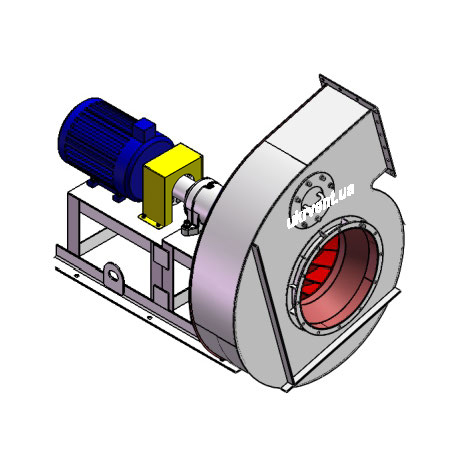 Вентилятор ВР96-43-8.1 (Dн)-3-Л165-ОН-ст3-1081-(з дв.)7,5-1500-80-У2-(без НА)
