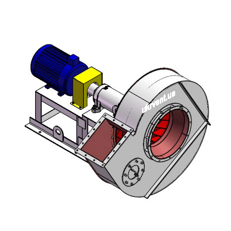 Вентилятор ВР96-43-8.1 (Dн)-3-Л60-ОН-ст3-1081-(з дв.)7,5-1500-80-У2-(без НА)