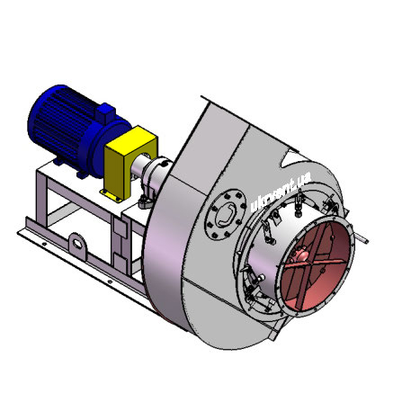 Вентилятор ВР96-43-8.1 (Dн)-3-Л135-ОН-ст3-1081-(з дв.)7,5-1500-80-У2-(з НА)