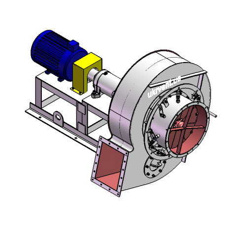 Вентилятор ВР96-43-8.1 (Dн)-3-Л15-ОН-ст3-1081-(з дв.)7,5-1500-80-У2-(з НА)