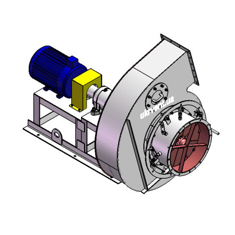 Вентилятор ВР96-43-8.1 (Dн)-3-Л165-ОН-ст3-1081-(з дв.)7,5-1500-80-У2-(з НА)
