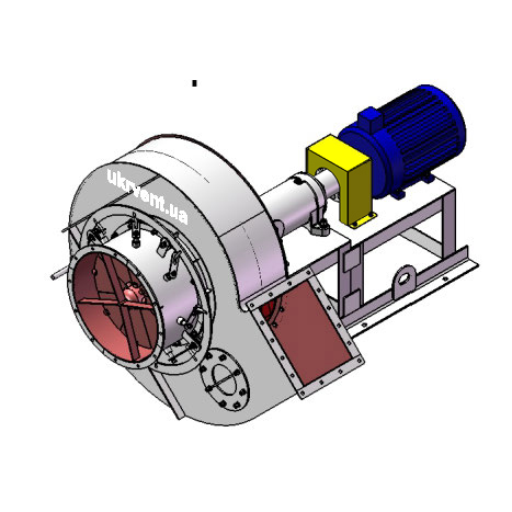 Вентилятор ВР96-43-8.1 (Dн)-3-Пр45-ОН-ст3-1081-(з дв.)7,5-1500-80-У2-(з НА)
