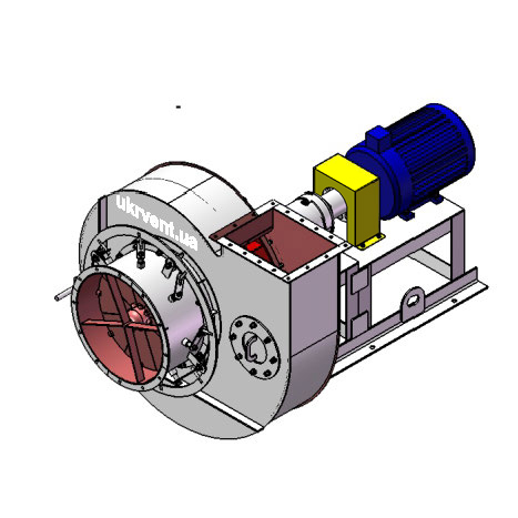 Вентилятор ВР96-43-8.1 (Dн)-3-Пр90-ОН-ст3-1081-(з дв.)7,5-1500-80-У2-(з НА)