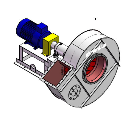 Вентилятор ВР96-43-9.1 (Dн)-3-Л60-ОН-ст3-1081-(з дв.)15-1500-80-У2-(без НА)
