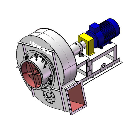 Вентилятор ВР96-43-9.1 (Dн)-3-Пр15-ОН-ст3-1081-(з дв.)11-1000-80-У2-(з НА)