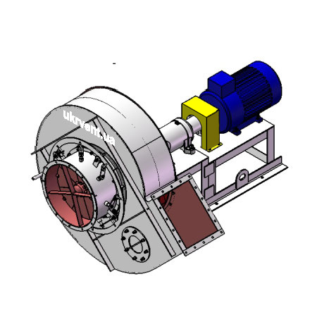 Вентилятор ВР96-43-9.1 (Dн)-3-Пр45-ОН-ст3-1081-(з дв.)11-1000-80-У2-(з НА)