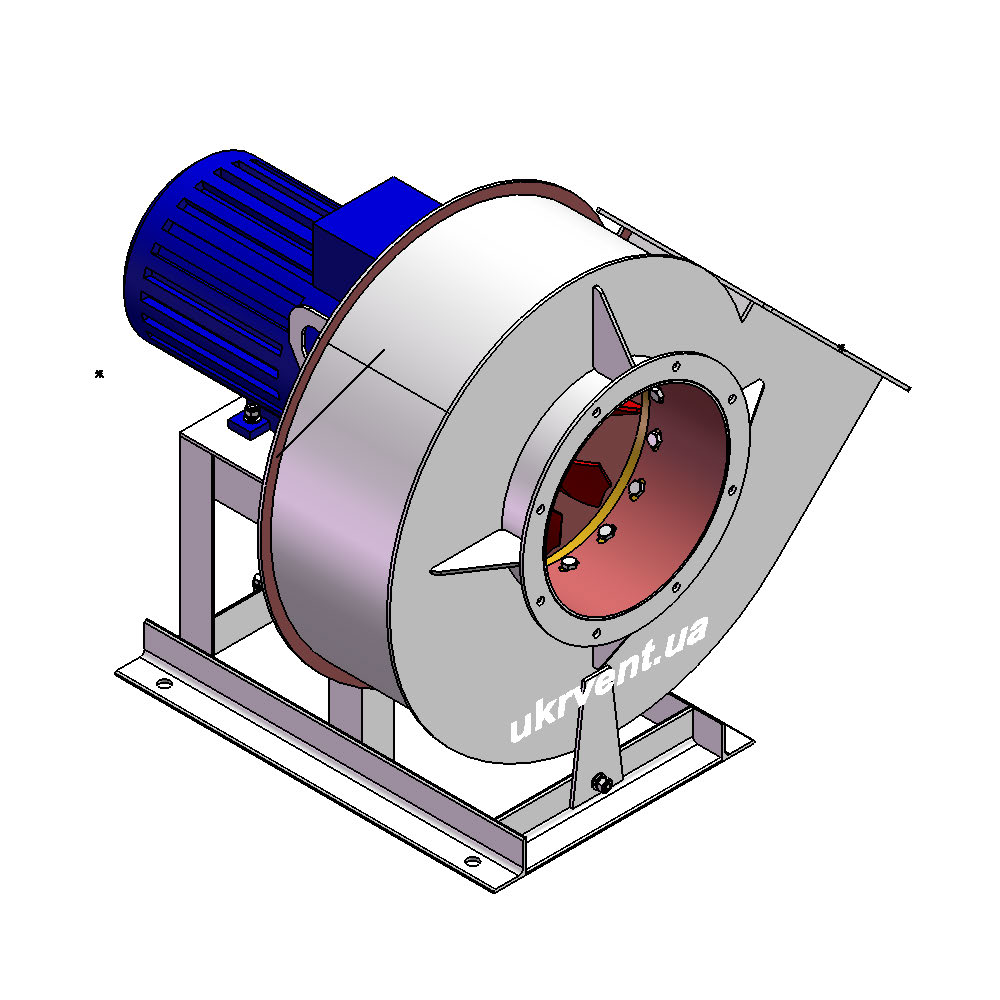 Вентилятор ВРП-118-43-2,5.1 (Dн)-1-Л315-ВЗ-AISI316Ti-АДЧР1081-(з дв.)1,1-3000-200-У2