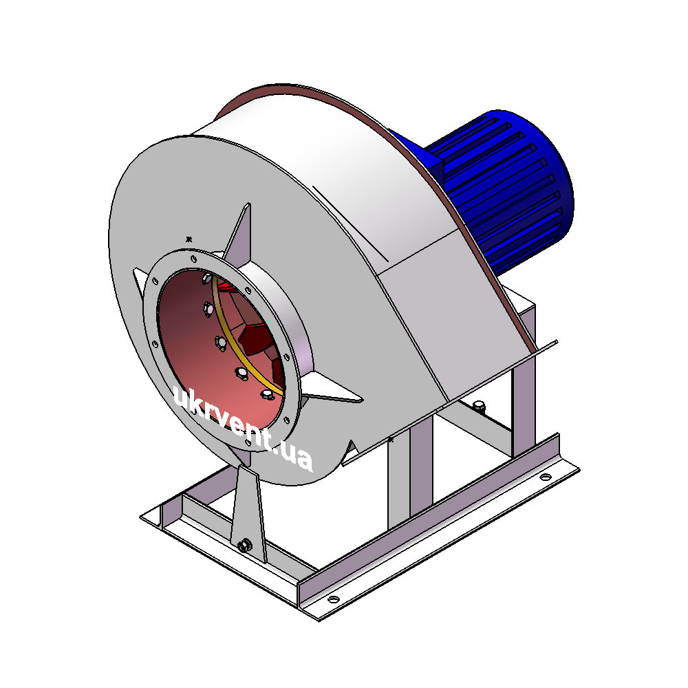 Вентилятор ВРП-118-43-2,5.1 (Dн)-1-Пр135-ВЗ-AISI316Ti-АДЧР1081-(з дв.)1,1-3000-200-У2