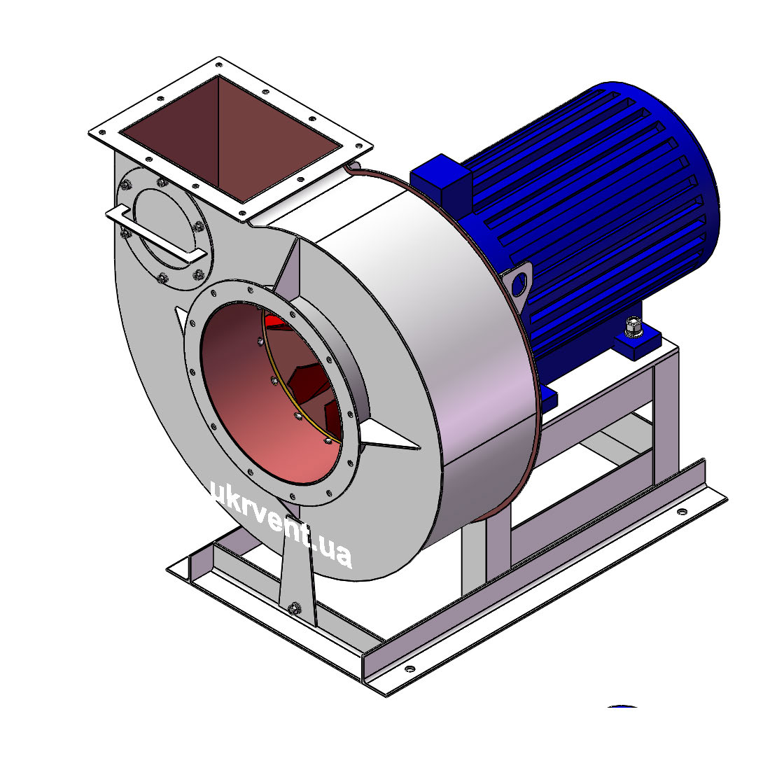 Вентилятор ВРП-118-43-5.4 (1,05Dн)-1-Пр0-ВЗ-AISI316Ti-АДЧР1081-(з дв.)37-3000-200-У2