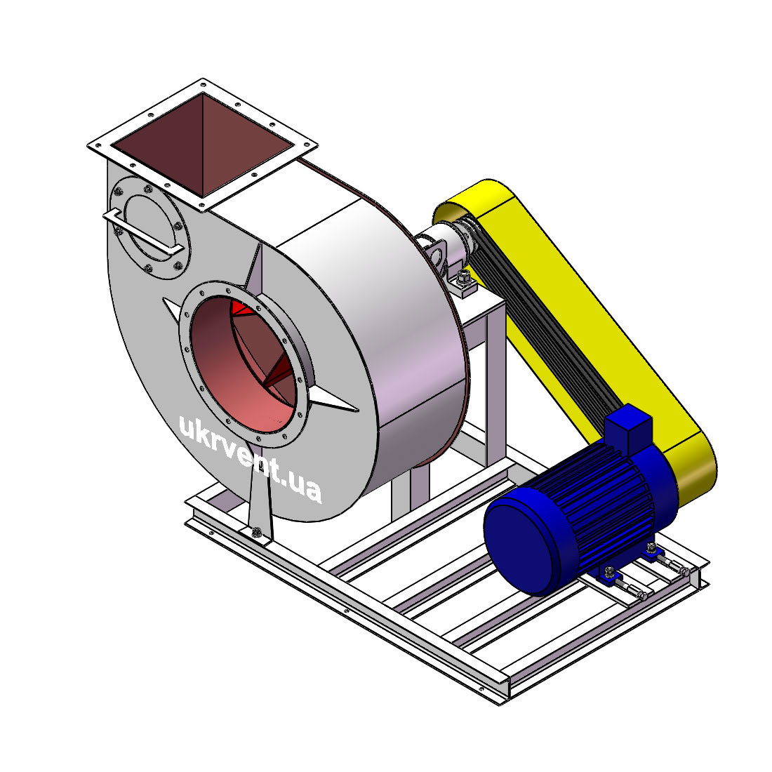 Вентилятор ВРП-5.1 (Dн)-5-Пр0-ОН-ст3-1081-(з дв.)7,5-1500-1800-200-У2