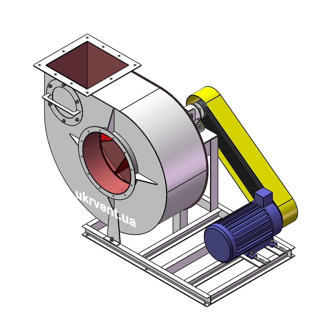 Вентилятор ВРП-6.1 (Dн)-5-Пр0-ОН-ст3-1081-(з дв.)7,5-1500-1620-80-У2
