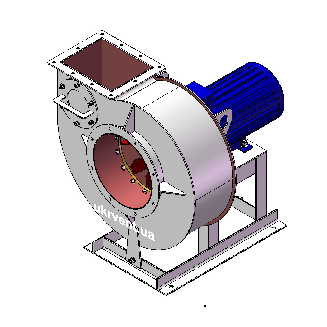 Вентилятор ВРПВ-3,15 з двигуном 0,55кВт 1500об/хв