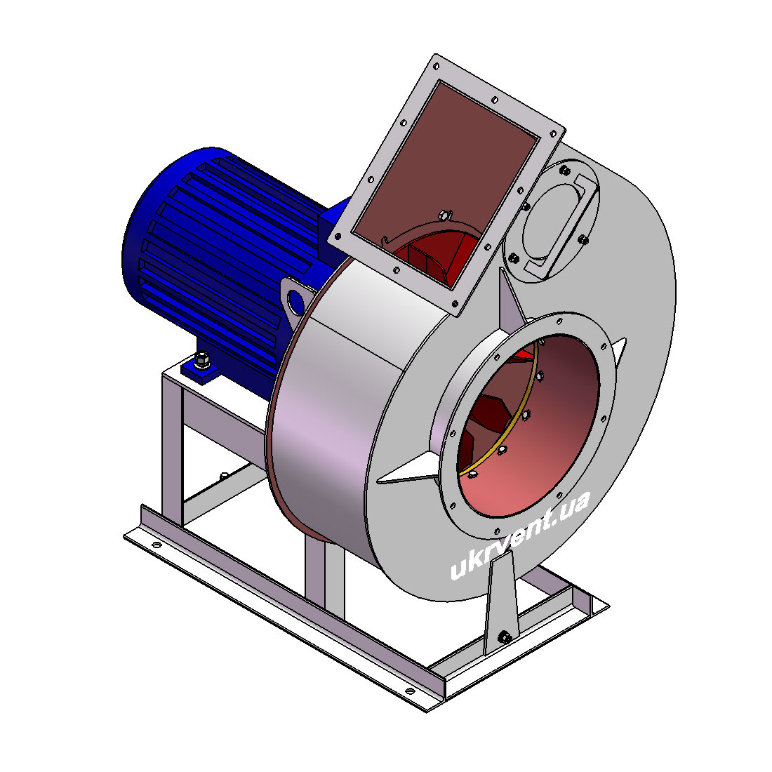 Вентилятор ВРПВ-4.2 (0,9Dн)-1-Л45-ОН-ст3-1081-(з дв.)1,1-1500-80-У2