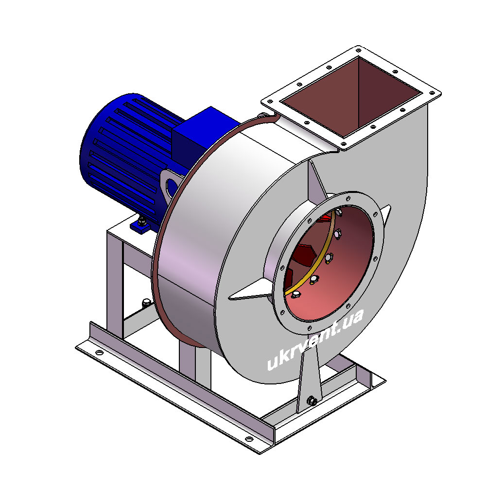 Вентилятор ВРПВ105-50-2,5.5 (1,1Dн)-1-Л0-ВЗ-AISI316Ti-АДЧР1081-(з дв.)1,1-3000-200-У2