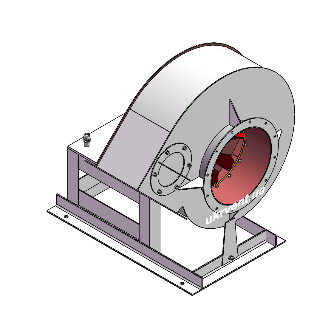 Вентилятор ВРПВ105-50-5.3 (0,95Dн)-1-Л135-ОН-ст3-1081-(без дв.)15-3000-80-У2