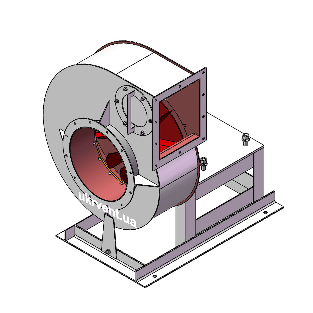 Вентилятор ВРПВ105-50-5.2 (0,9Dн)-1-Пр90-ОН-ст3-1081-(без дв.)15-3000-80-У2