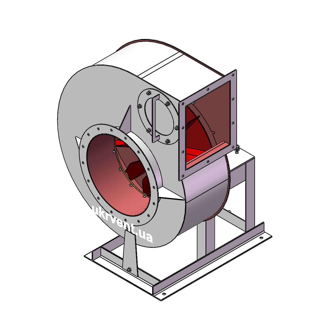 Вентилятор ВРПВ105-50-6,3.2 (0,9Dн)-1-Пр90-ОН-ст3-1081-(без дв.)5,5-1500-80-У2