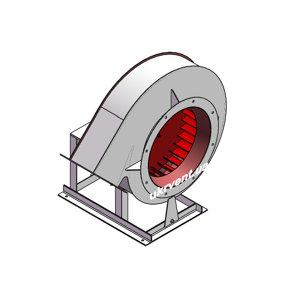 Вентилятор ВР12-26-5.1 (Dн)-1-Л135-ОН-ст3-1081-(без дв.)4-1500-80-У2