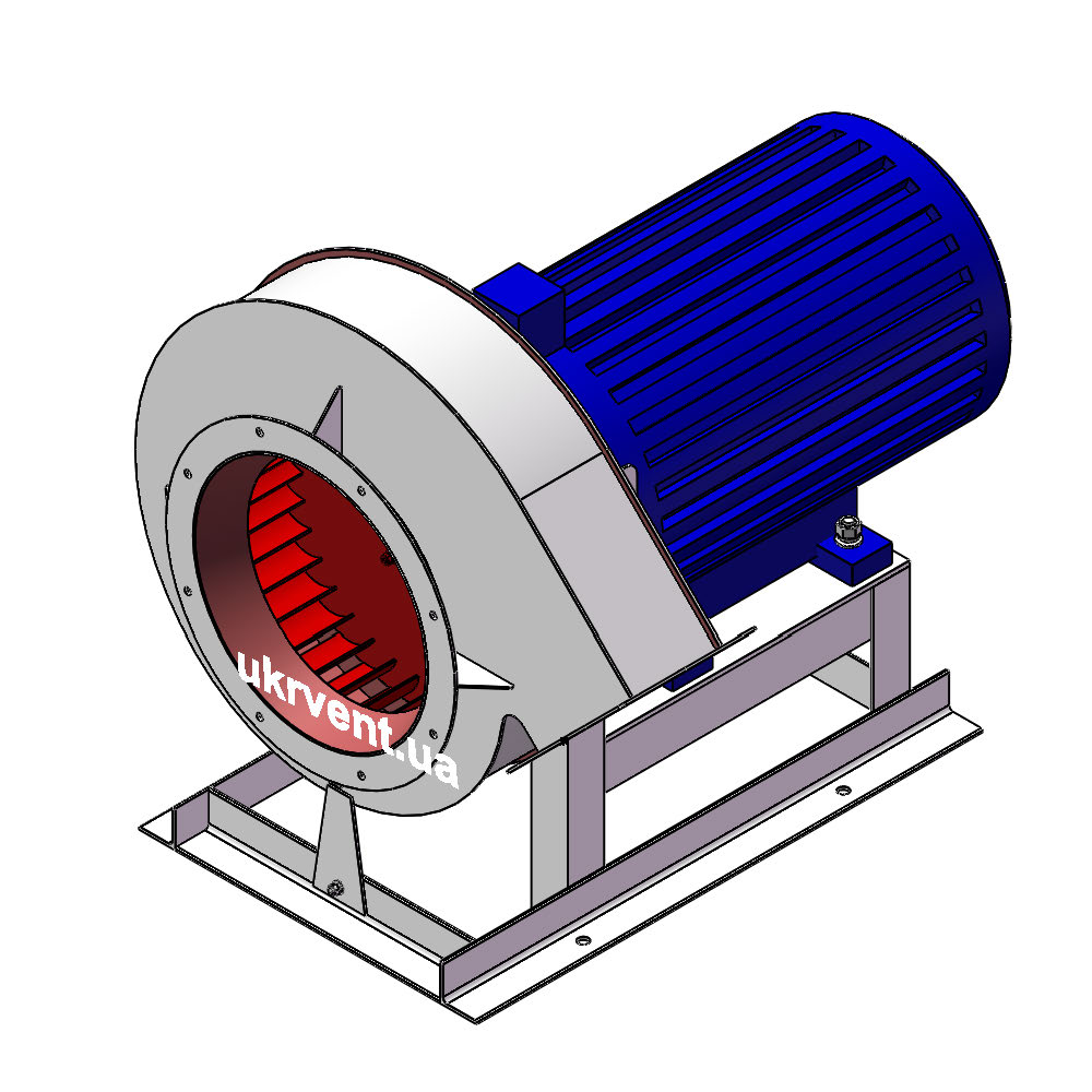 Вентилятор ВР12-26-5.1 (Dн)-1-Пр135-ВЗ-AISI316Ti-АДЧР1081-(з дв.)55-3000-200-У2