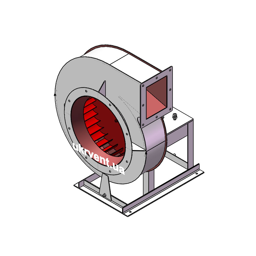 Вентилятор ВР12-26-5.1 (Dн)-1-Пр90-ОН-ст3-1081-(без дв.)4-1500-80-У2