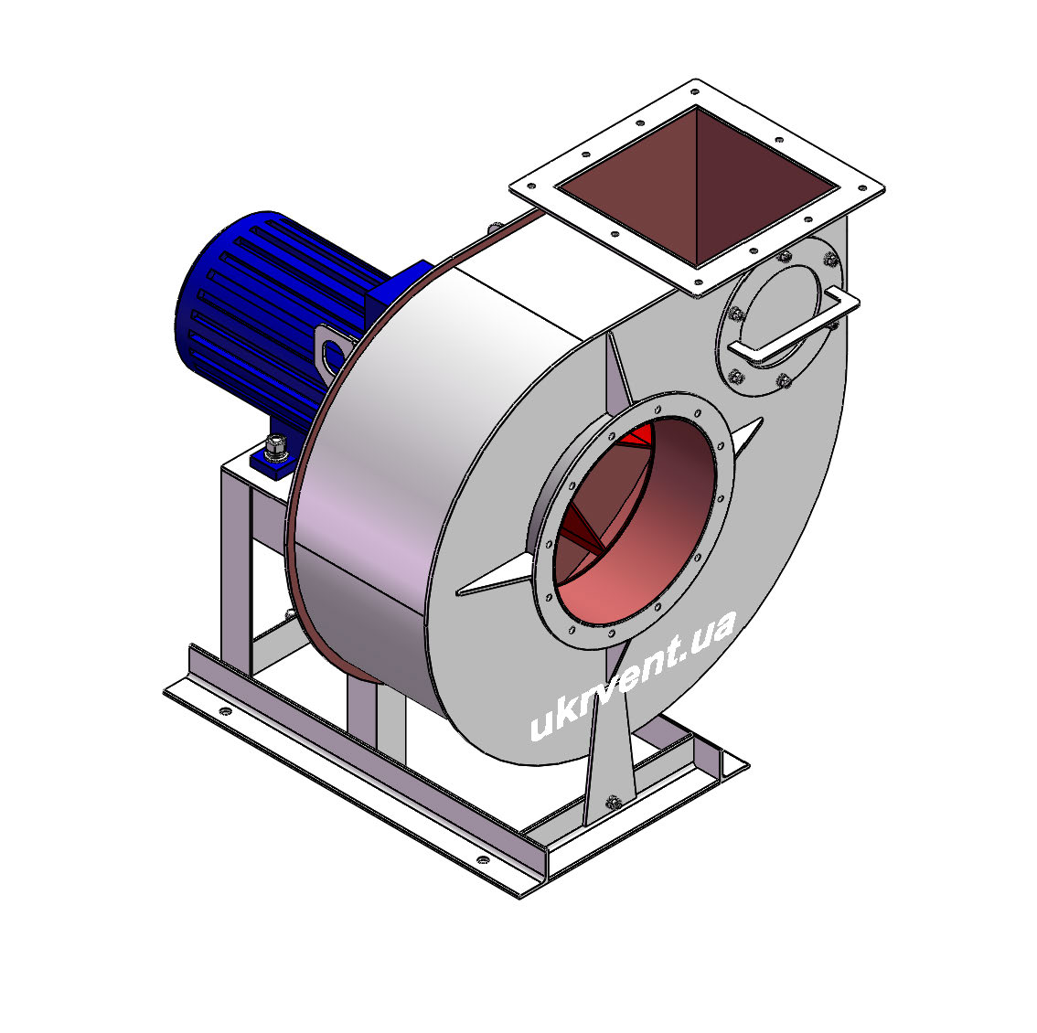 Вентилятор ВРП120-46-4.1 (Dн)-1-Л0-ВЗ-AISI316Ti-АДЧР1081-(з дв.)1,1-1500-1420-200-У2