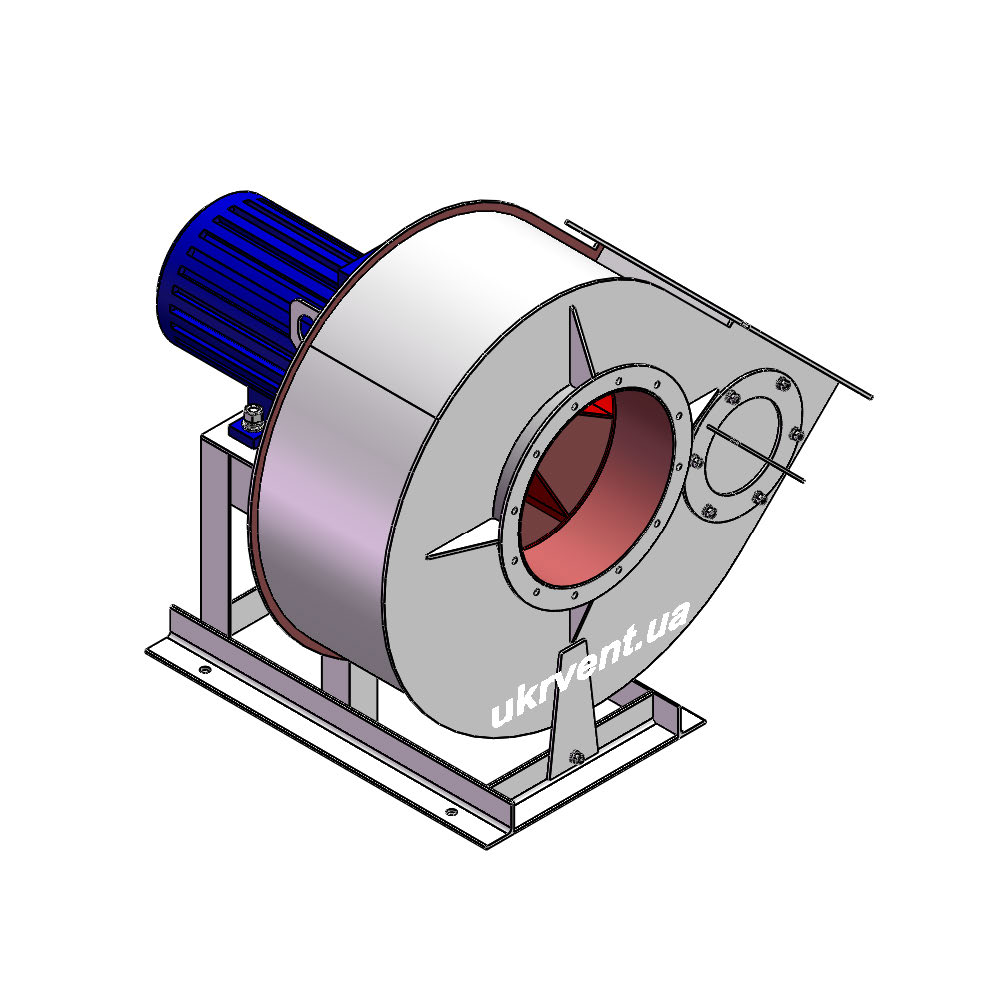 Вентилятор ВРП120-46-4.1 (Dн)-1-Л315-ВЗ-AISI316Ti-АДЧР1081-(з дв.)1,1-1500-1420-200-У2