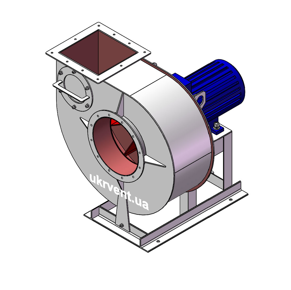 Вентилятор ВРП120-46-4.1 (Dн)-1-Пр0-ВЗ-AISI316Ti-АДЧР1081-(з дв.)1,1-1500-1420-200-У2