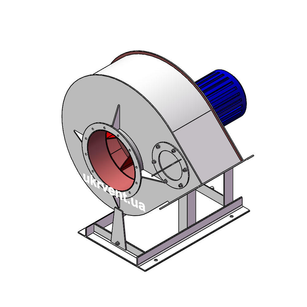 Вентилятор ВРП120-46-4.1 (Dн)-1-Пр135-ВЗ-AISI316Ti-АДЧР1081-(з дв.)1,1-1500-1420-200-У2