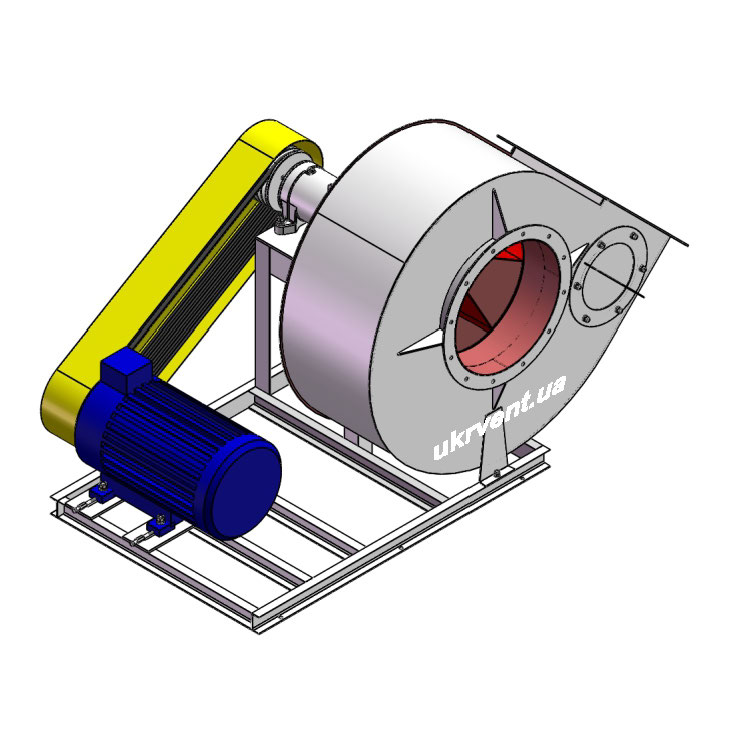 Вентилятор ВРП120-46-8.1 (Dн)-5-Л315-ОН-ст3-1081-(з дв.)15-1500-1000-80-У2
