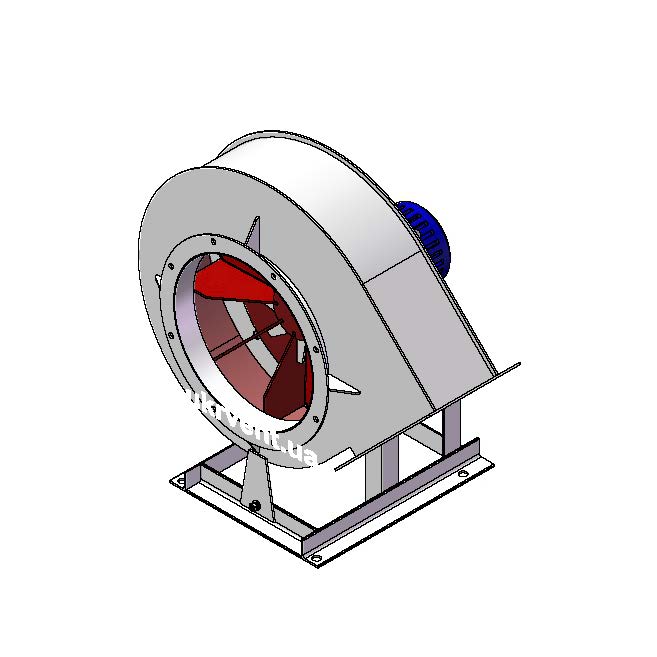 Вентилятор ВЦП110-43-4.4 (1,05Dн)-1-Пр135-ОН-ст3-АДЧР1081-(з дв.)1,1-1500-1420-80-У2