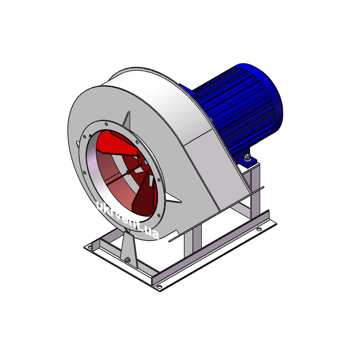 Вентилятор ВЦП110-43-4.2 (0,9Dн)-1-Пр135-ОН-ст3-1081-(з дв.)3-3000-2870-80-У2