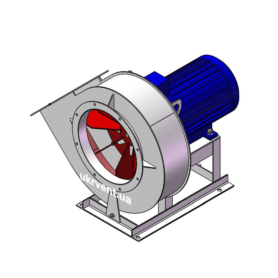 Вентилятор ВЦП110-43-4.2 (0,9Dн)-1-Пр315-ОН-ст3-1081-(з дв.)3-3000-2870-80-У2