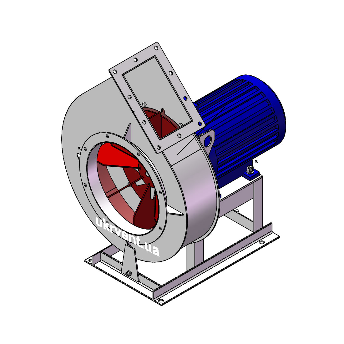 Вентилятор ВЦП110-43-4.2 (0,9Dн)-1-Пр45-ОН-ст3-1081-(з дв.)3-3000-2870-80-У2