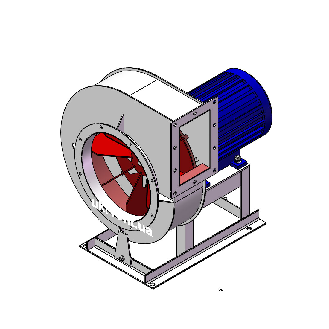 Вентилятор ВЦП110-43-4.2 (0,9Dн)-1-Пр90-ОН-ст3-1081-(з дв.)3-3000-2870-80-У2
