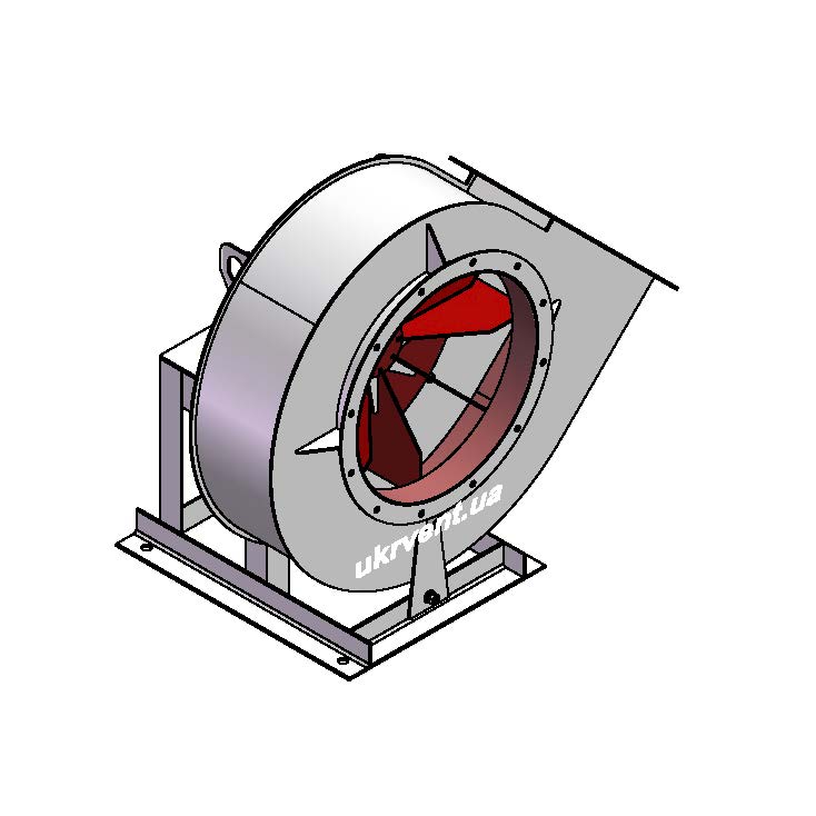 Вентилятор ВЦП110-43-5.2 (0,9Dн)-1-Л315-ОН-ст3-1081-(без дв.)2,2-1500-1420-80-У2