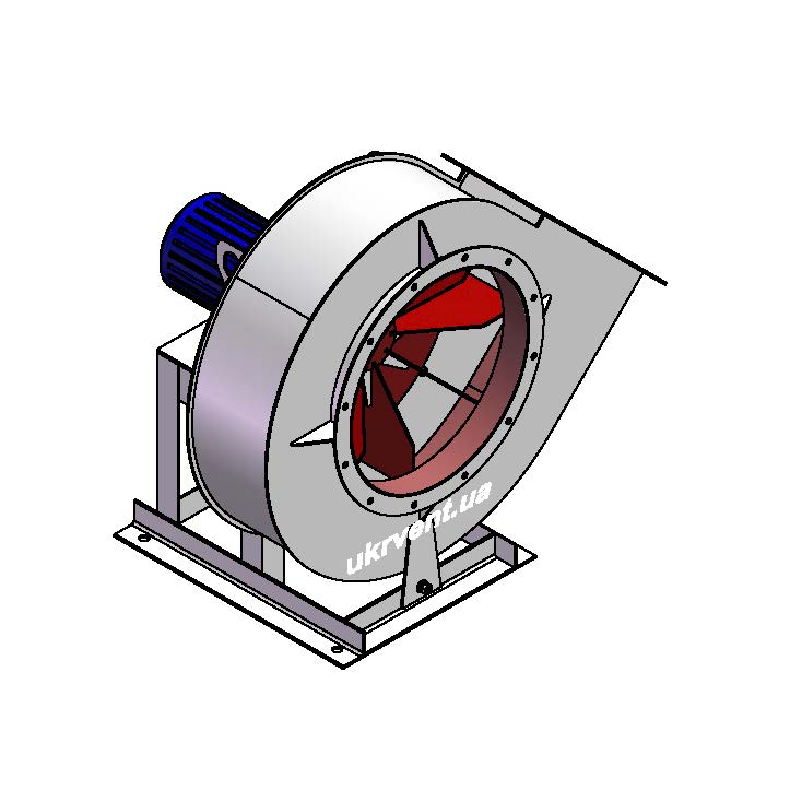 Вентилятор ВЦП110-43-5.2 (0,9Dн)-1-Л315-ОН-ст3-1081-(з дв.)2,2-1500-1420-80-У2