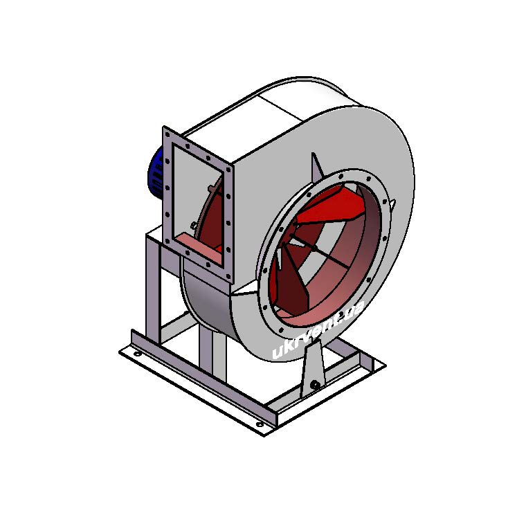 Вентилятор ВЦП110-43-5.2 (0,9Dн)-1-Л90-ОН-ст3-1081-(з дв.)2,2-1500-1420-80-У2