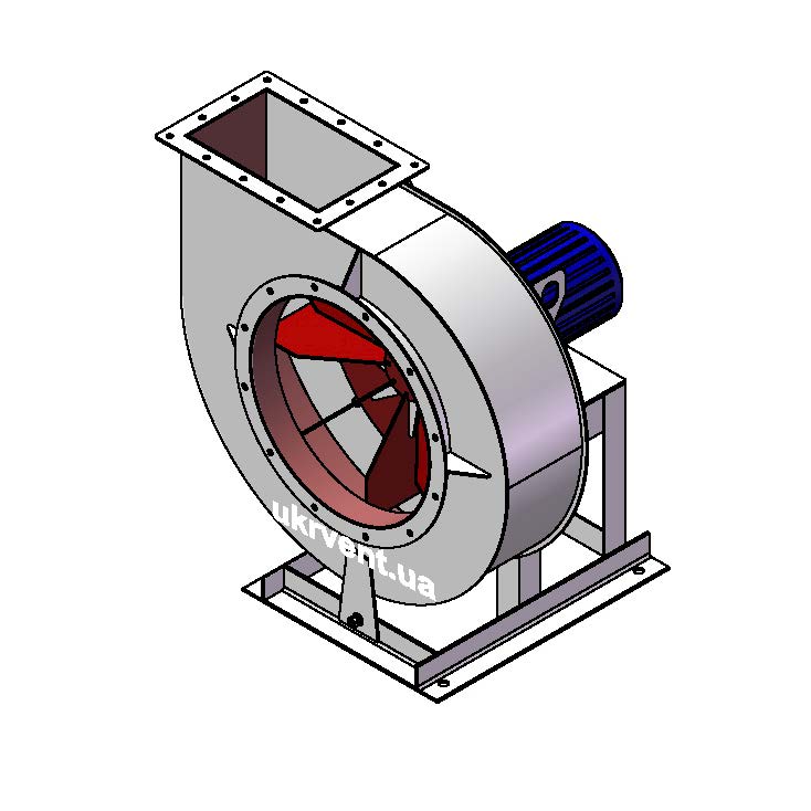 Вентилятор ВЦП110-43-5.2 (0,9Dн)-1-Пр0-ОН-ст3-1081-(з дв.)2,2-1500-1420-80-У2