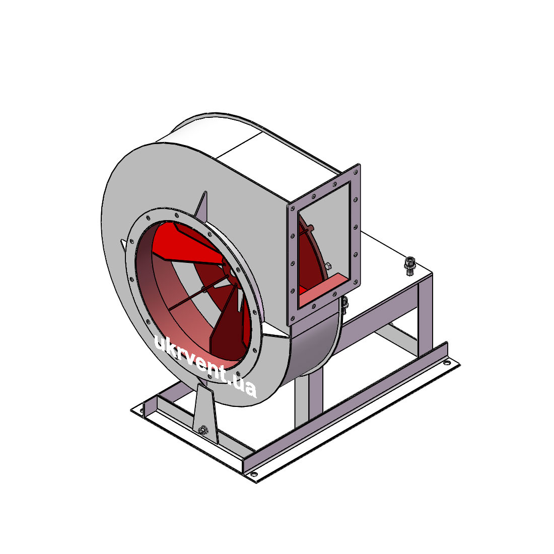 Вентилятор ВЦП110-43-5.2 (0,9Dн)-1-Пр90-ОН-ст3-1081-(без дв.)11-3000-2940-80-У2