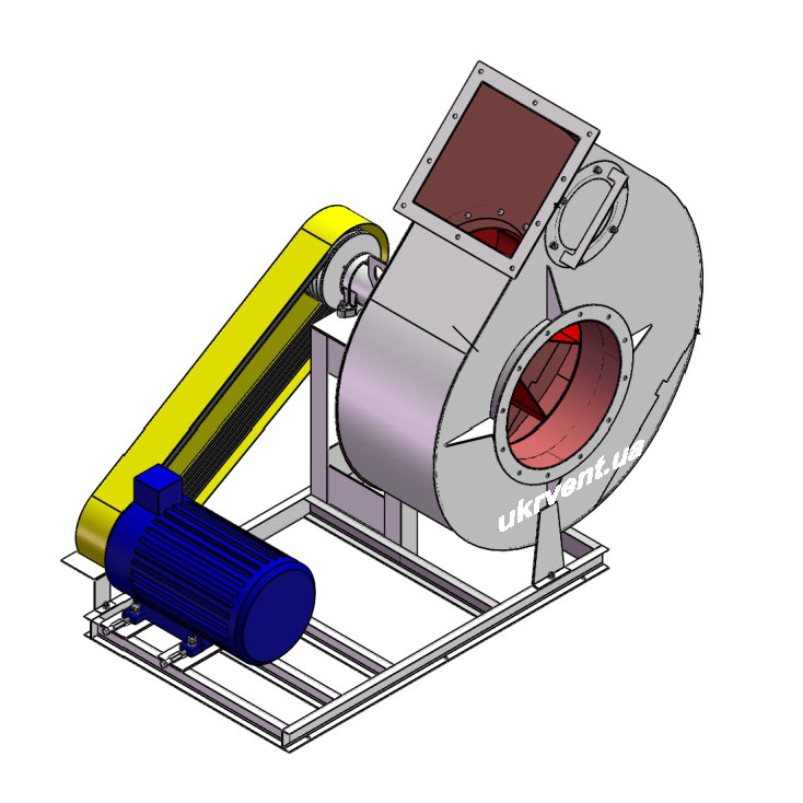 Вентилятор ВЦП115-52-10.1 (Dн)-5-Л45-ОН-ст3-1081-(з дв.)15-1000-700-80-У2