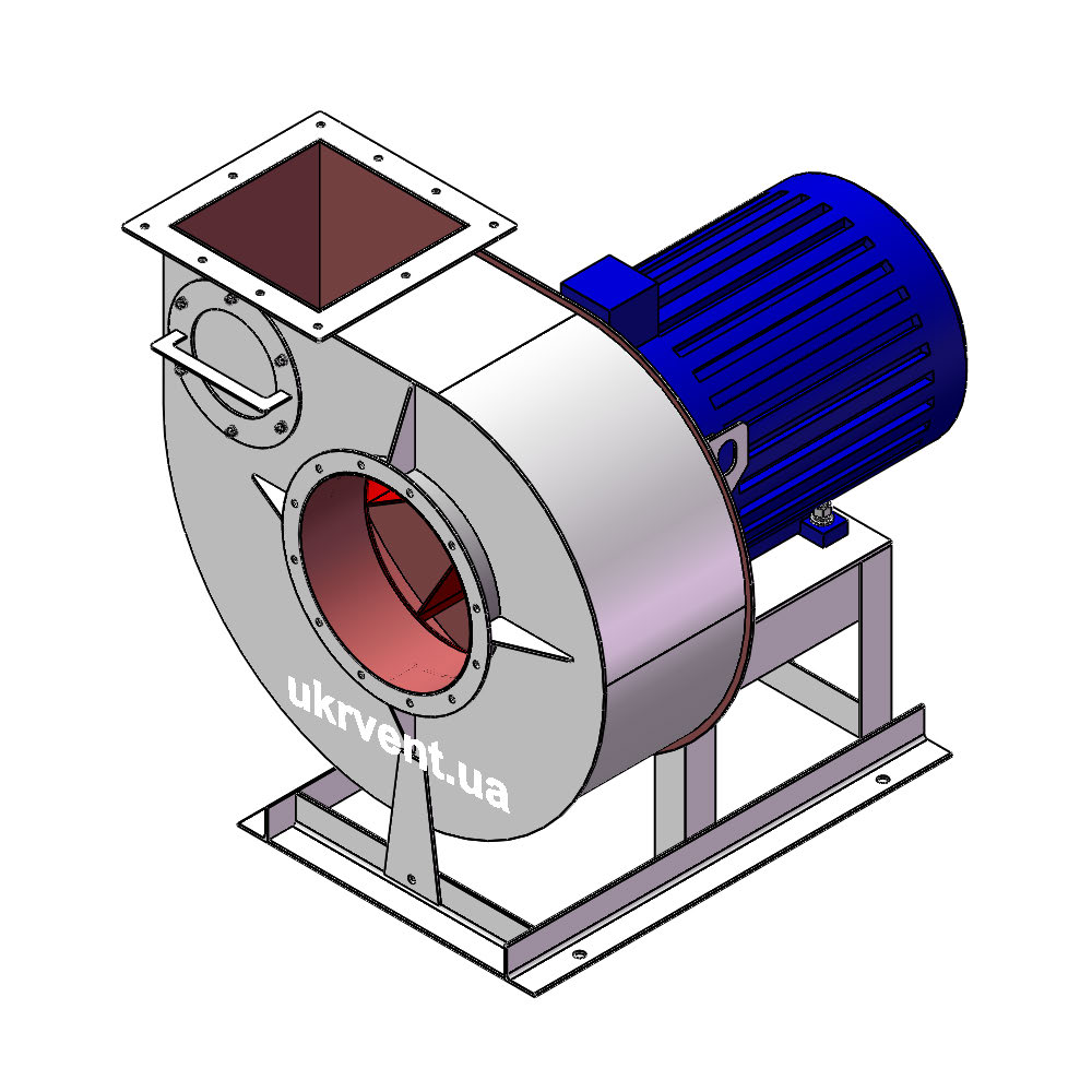 Вентилятор ВЦП115-52-4 з двигуном 7,5кВт 3000об/хв