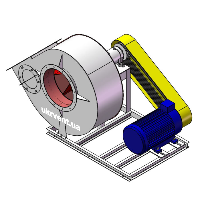 Вентилятор ВЦП115-52-8.1 (Dн)-5-Пр315-ОН-ст3-1081-(з дв.)15-1500-1000-80-У2