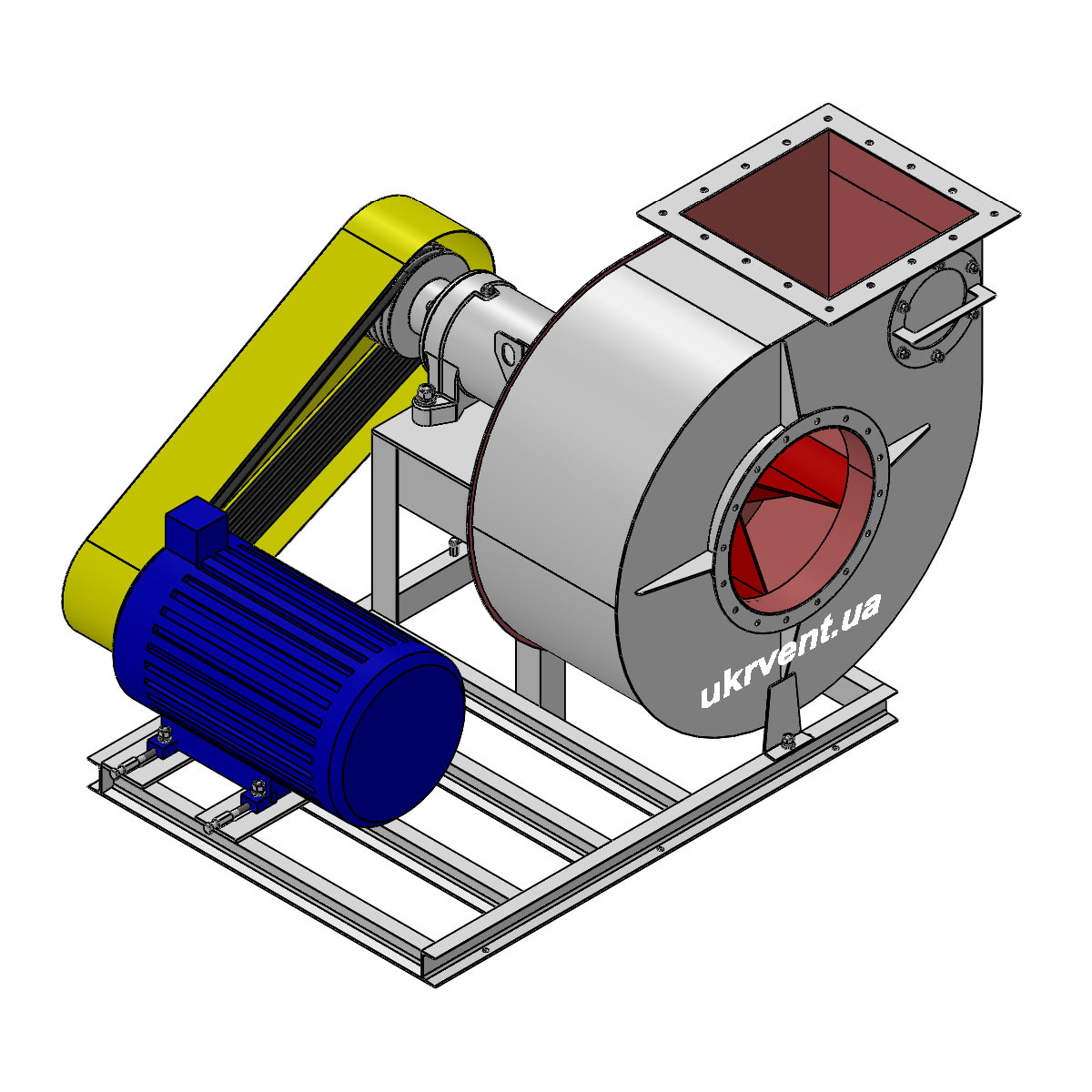 Вентилятор ВРП140-40-6,3.1 (Dн)-5-Л0-ВЗ-AISI316L-1081-(з дв.)30-3000-2000-200-У2