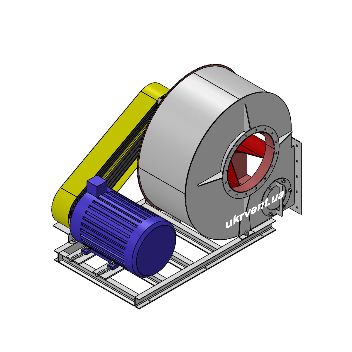Вентилятор ВРП140-40-6,3.1 (Dн)-5-Л270-ОН-ст3-1081-(з дв.)5,5-1500-1100-80-У2